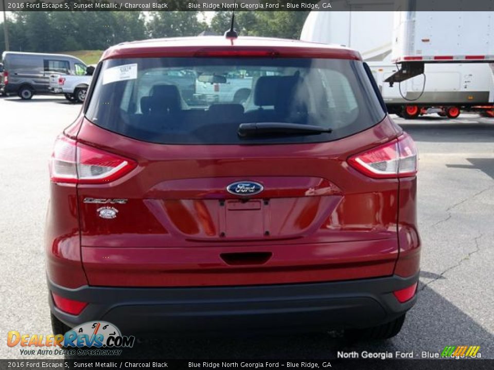 2016 Ford Escape S Sunset Metallic / Charcoal Black Photo #4