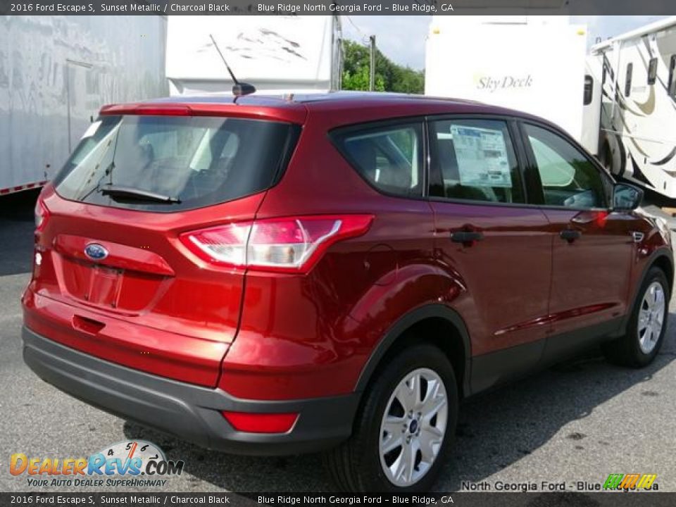 2016 Ford Escape S Sunset Metallic / Charcoal Black Photo #5