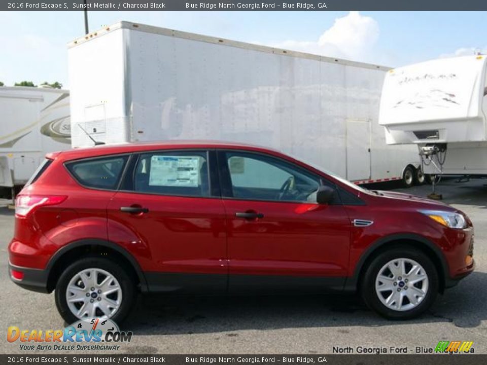 2016 Ford Escape S Sunset Metallic / Charcoal Black Photo #6