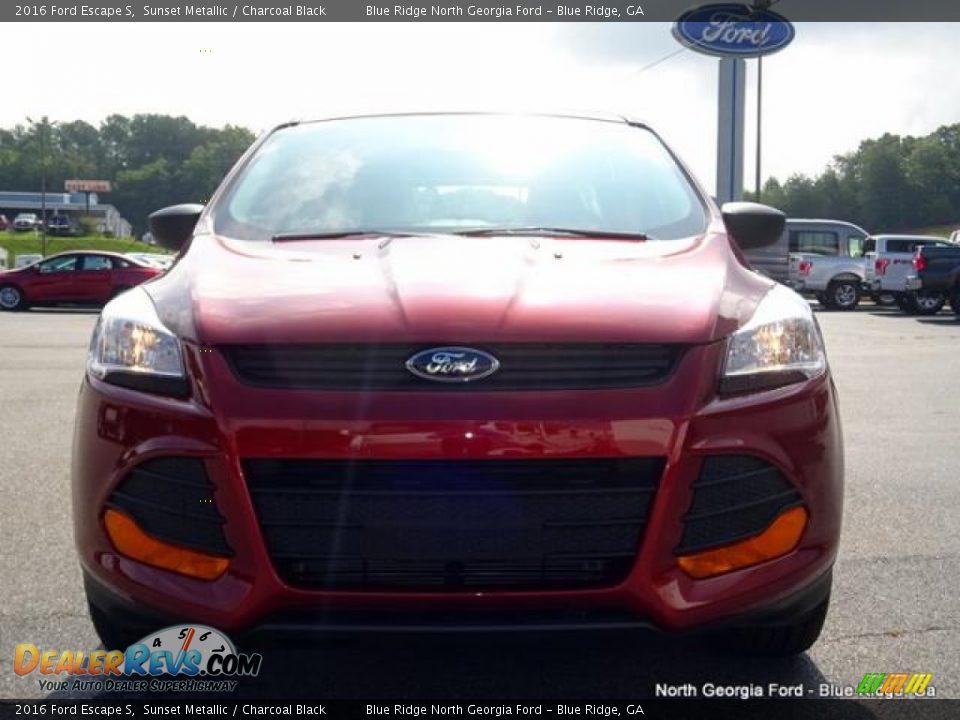 2016 Ford Escape S Sunset Metallic / Charcoal Black Photo #8