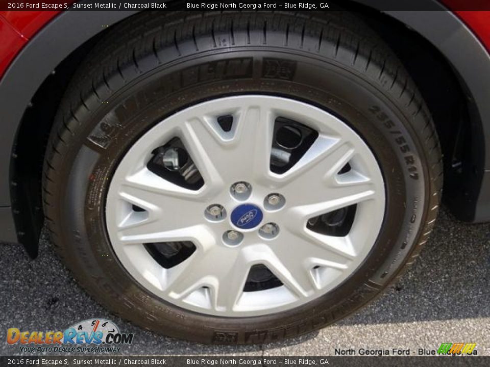 2016 Ford Escape S Sunset Metallic / Charcoal Black Photo #9