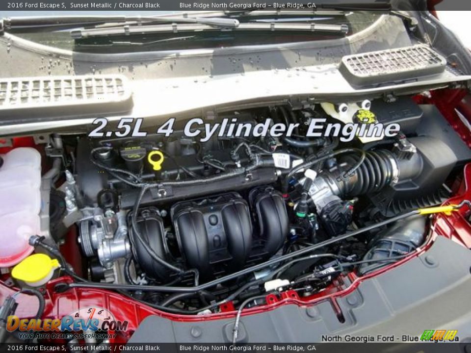 2016 Ford Escape S Sunset Metallic / Charcoal Black Photo #10