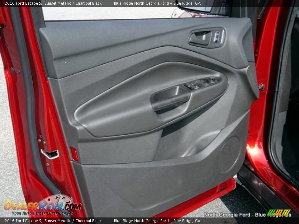 2016 Ford Escape S Sunset Metallic / Charcoal Black Photo #11