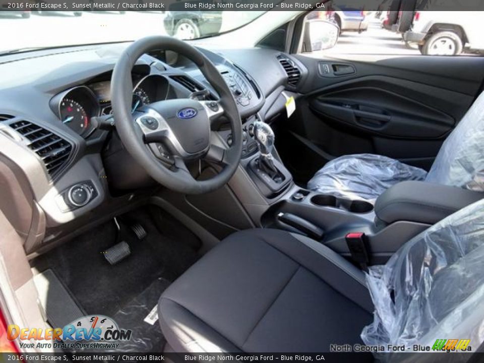 2016 Ford Escape S Sunset Metallic / Charcoal Black Photo #12