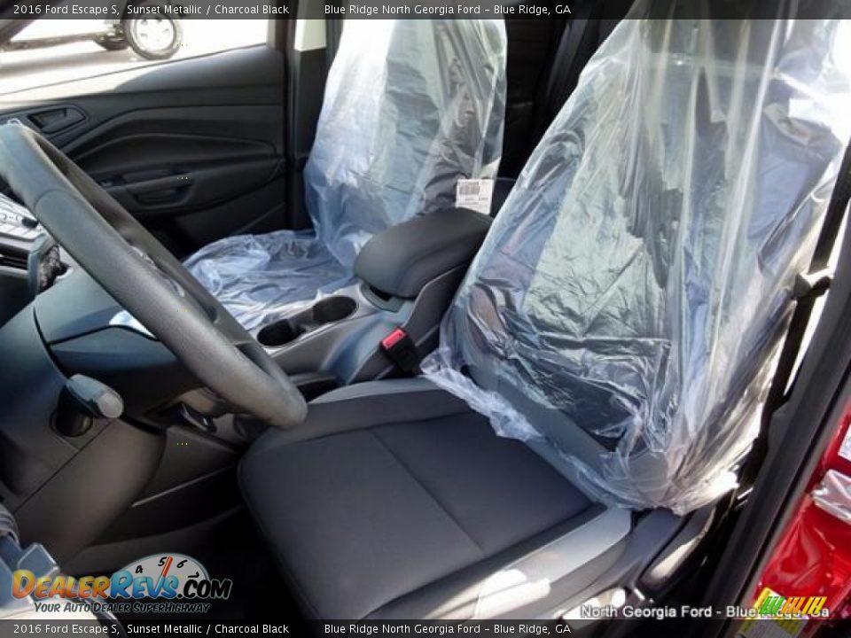 2016 Ford Escape S Sunset Metallic / Charcoal Black Photo #13