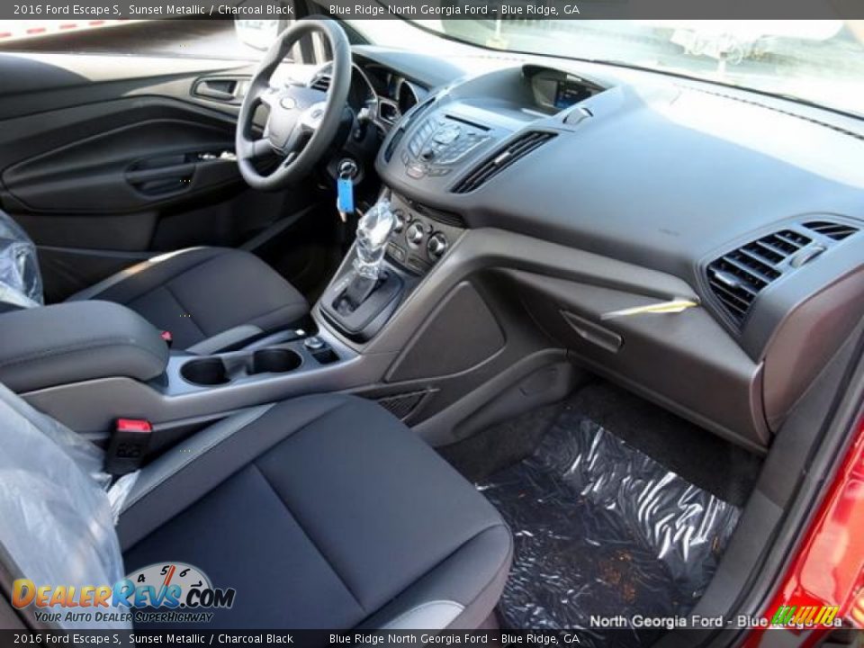 2016 Ford Escape S Sunset Metallic / Charcoal Black Photo #14