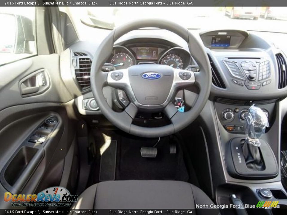 2016 Ford Escape S Sunset Metallic / Charcoal Black Photo #21