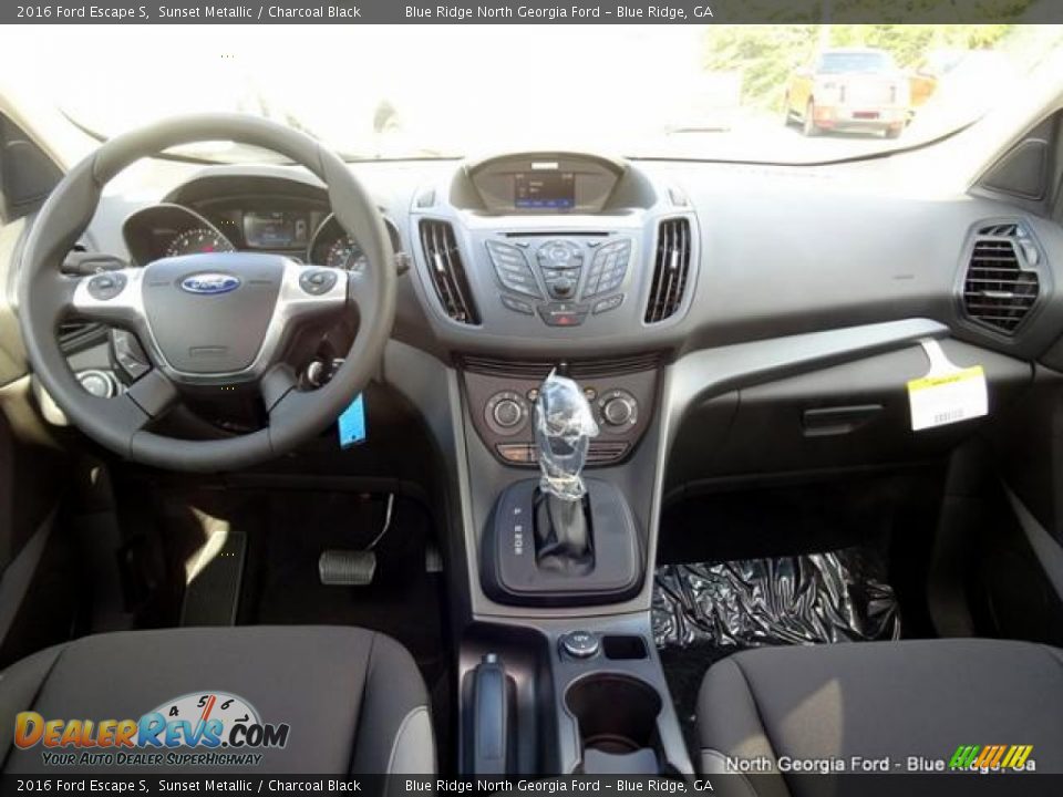 2016 Ford Escape S Sunset Metallic / Charcoal Black Photo #22