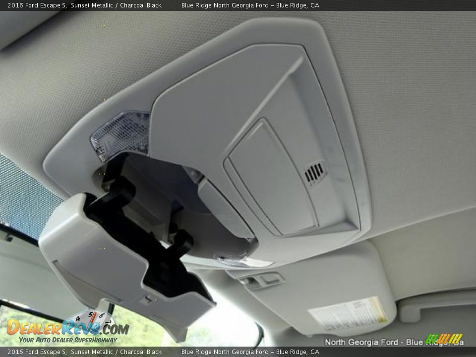 2016 Ford Escape S Sunset Metallic / Charcoal Black Photo #29