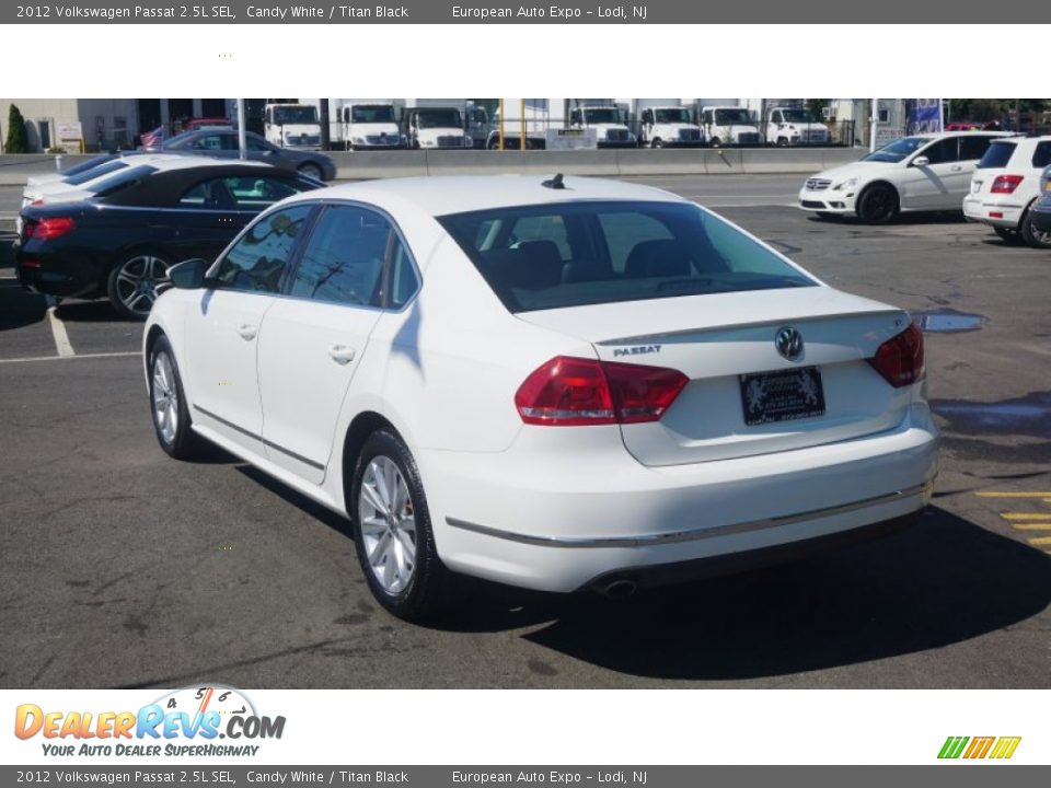 2012 Volkswagen Passat 2.5L SEL Candy White / Titan Black Photo #3