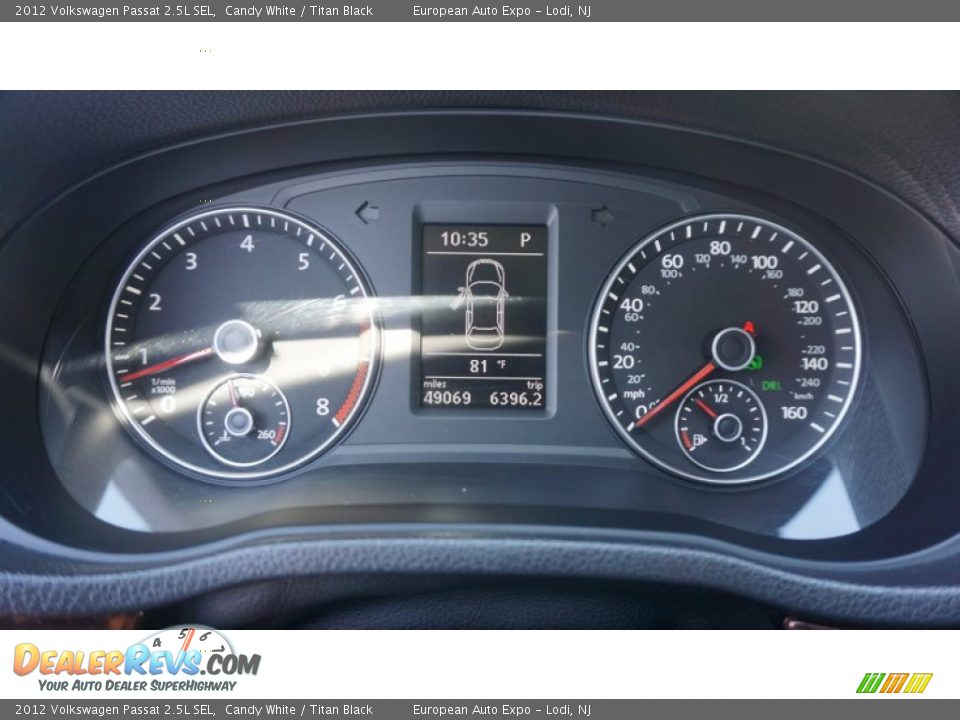 2012 Volkswagen Passat 2.5L SEL Candy White / Titan Black Photo #30