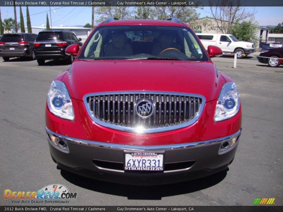 2012 Buick Enclave FWD Crystal Red Tintcoat / Cashmere Photo #2
