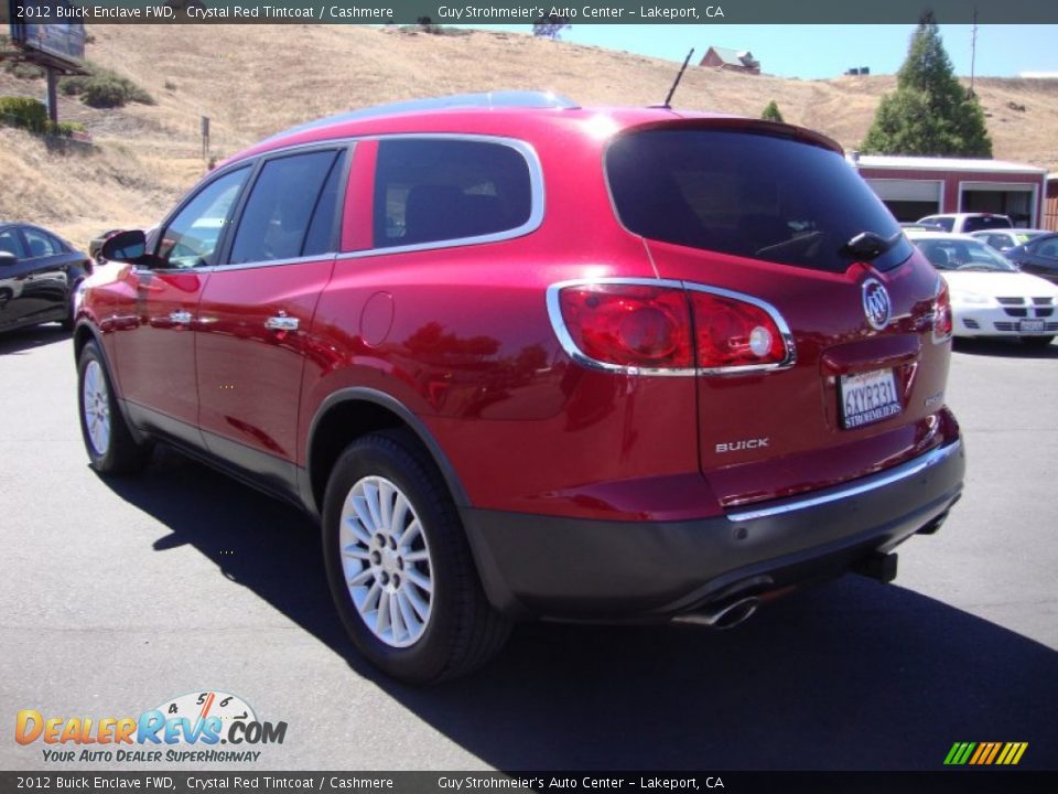 2012 Buick Enclave FWD Crystal Red Tintcoat / Cashmere Photo #5