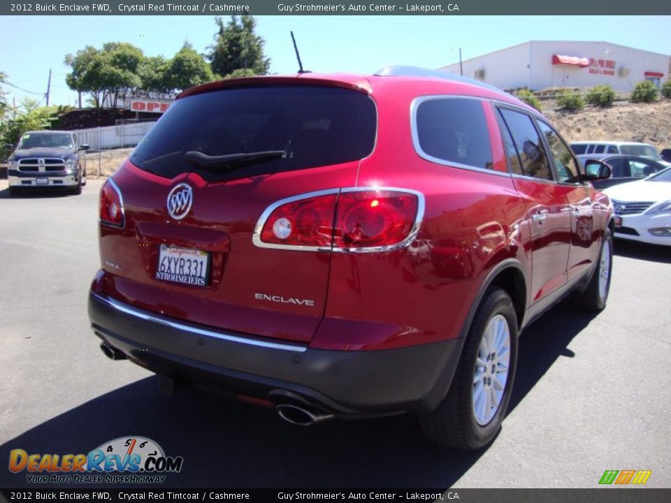 2012 Buick Enclave FWD Crystal Red Tintcoat / Cashmere Photo #7