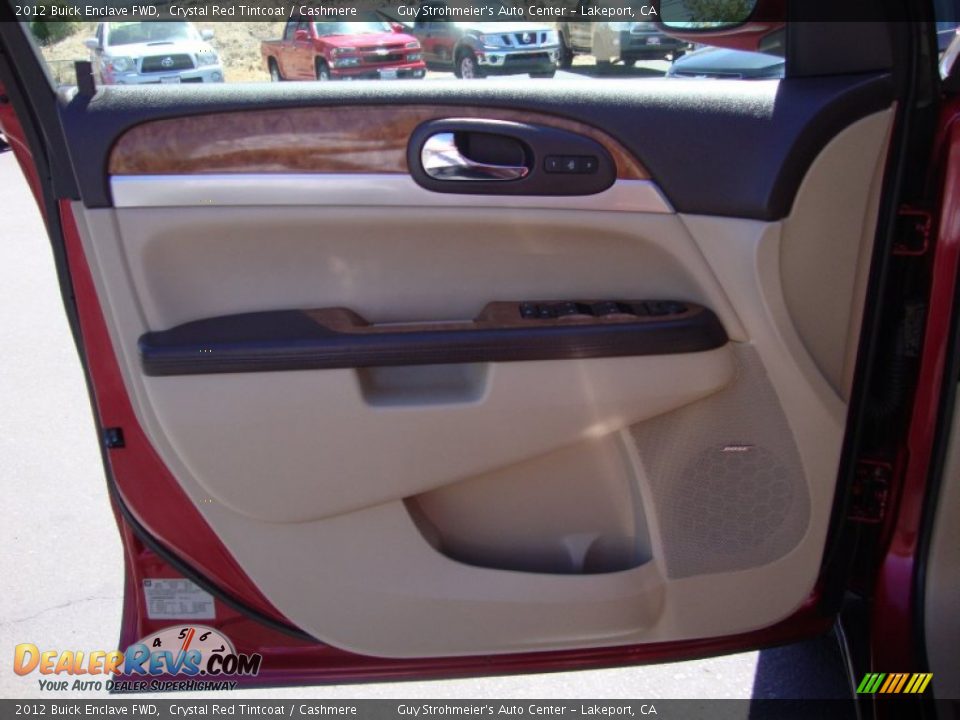 2012 Buick Enclave FWD Crystal Red Tintcoat / Cashmere Photo #9