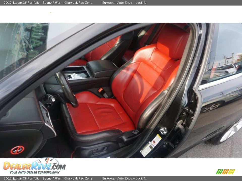 Front Seat of 2012 Jaguar XF Portfolio Photo #6
