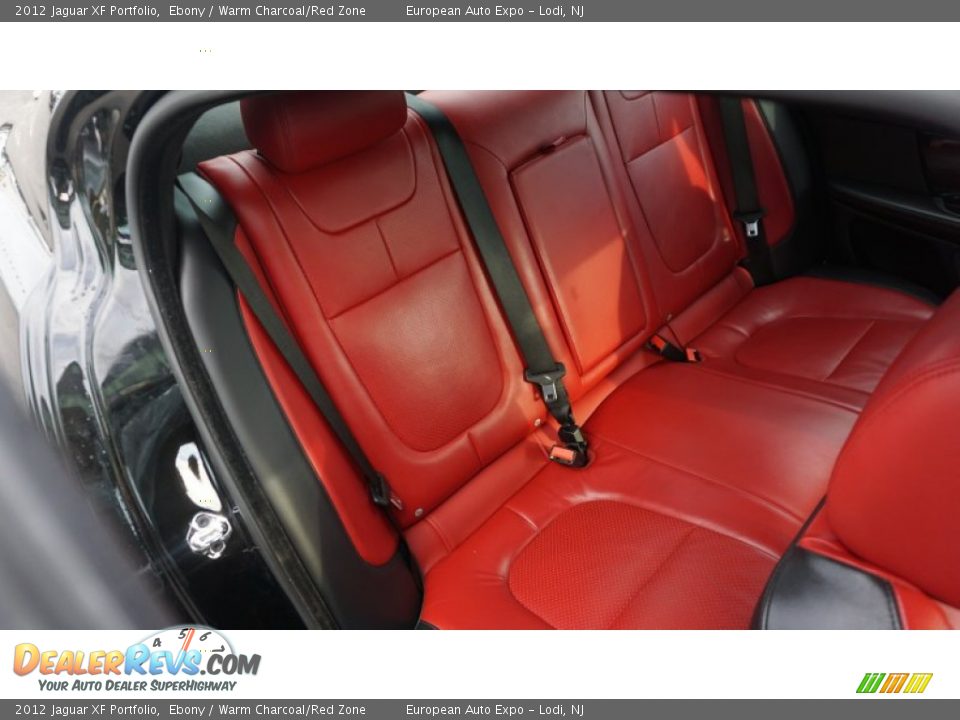 Rear Seat of 2012 Jaguar XF Portfolio Photo #12