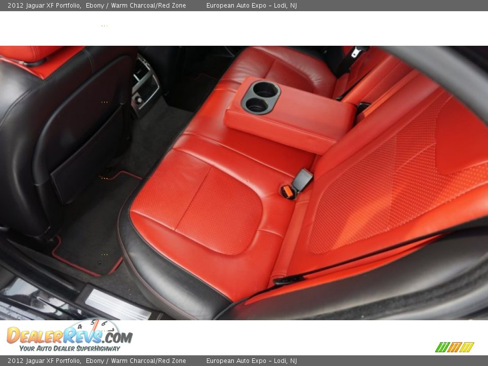 Rear Seat of 2012 Jaguar XF Portfolio Photo #14