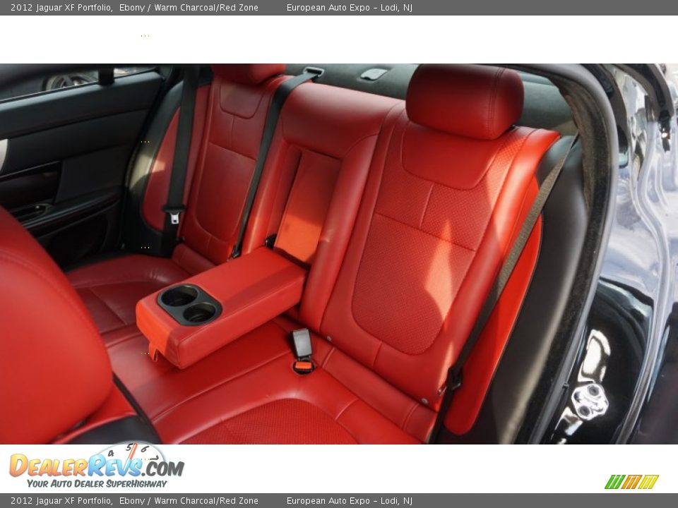Rear Seat of 2012 Jaguar XF Portfolio Photo #15