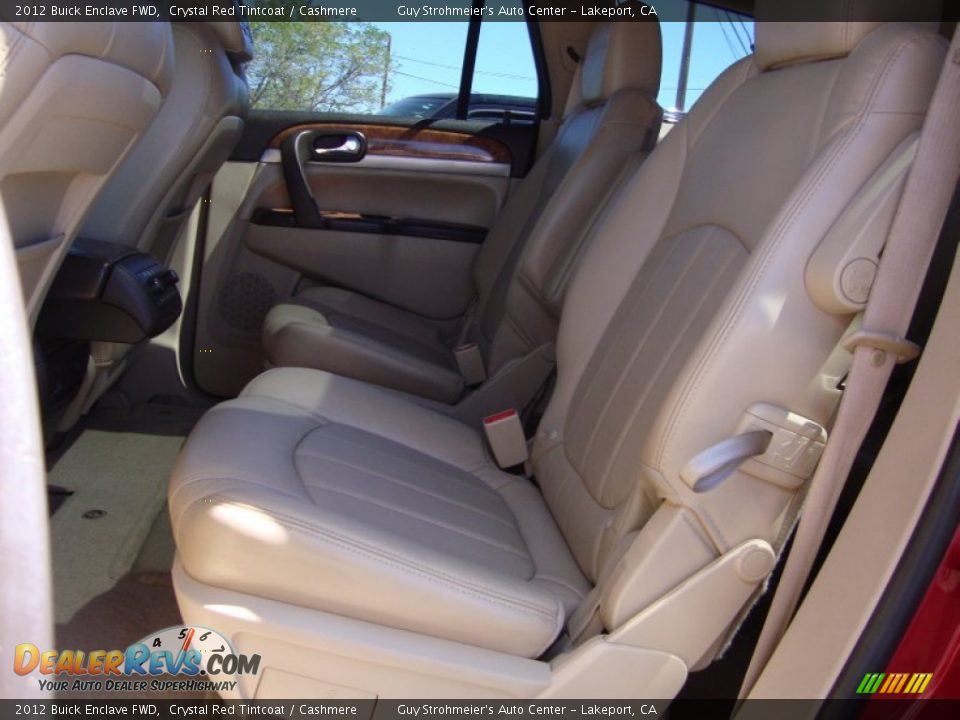2012 Buick Enclave FWD Crystal Red Tintcoat / Cashmere Photo #22