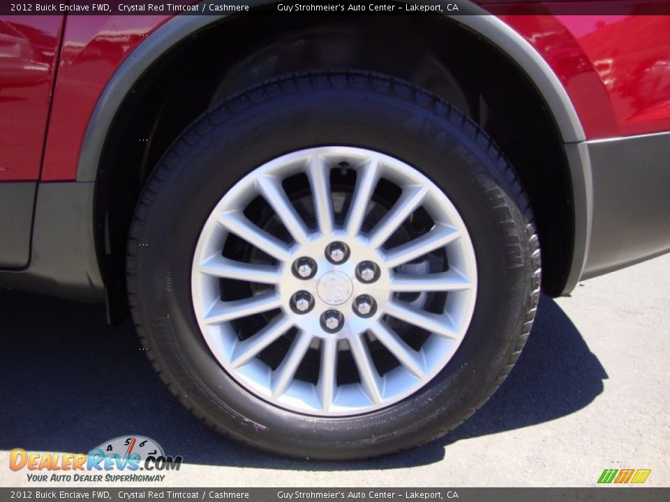2012 Buick Enclave FWD Crystal Red Tintcoat / Cashmere Photo #25