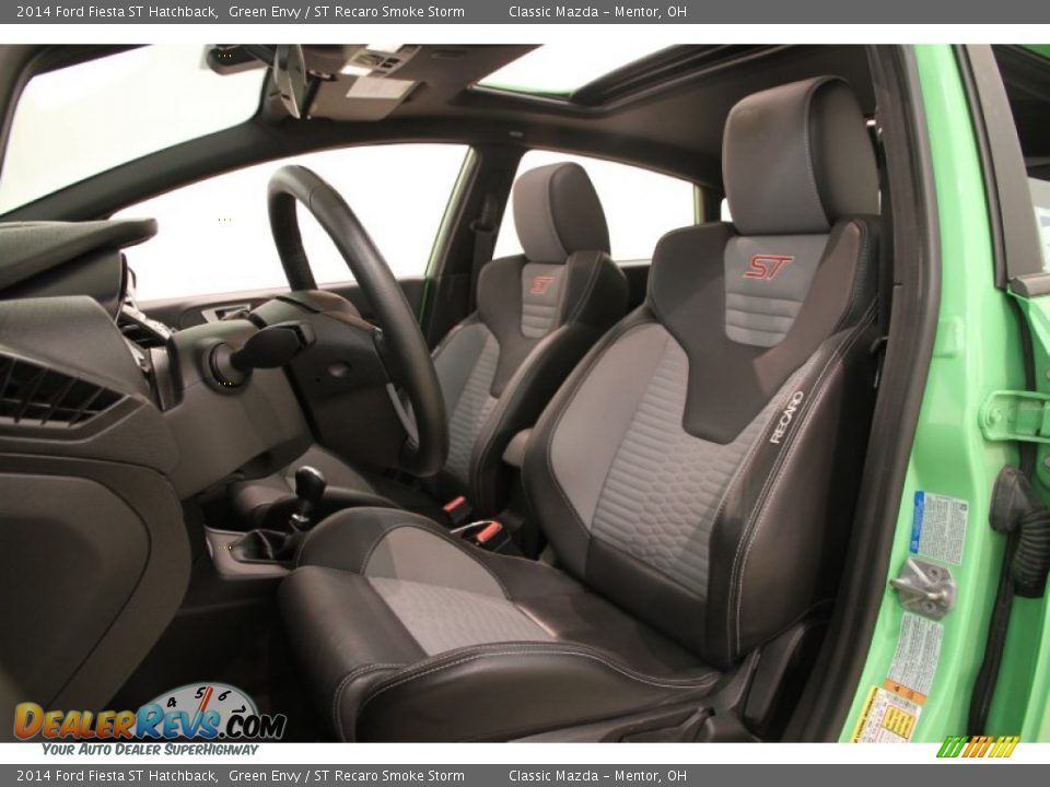 ST Recaro Smoke Storm Interior - 2014 Ford Fiesta ST Hatchback Photo #5