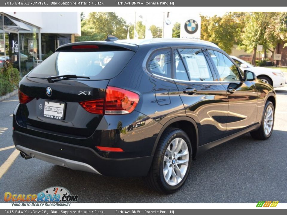 2015 BMW X1 xDrive28i Black Sapphire Metallic / Black Photo #3