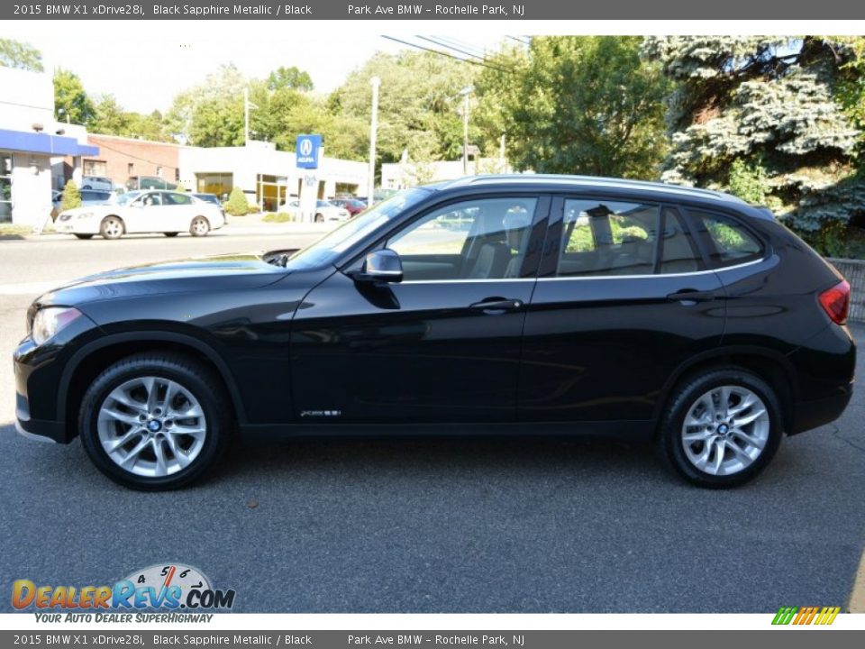 2015 BMW X1 xDrive28i Black Sapphire Metallic / Black Photo #5