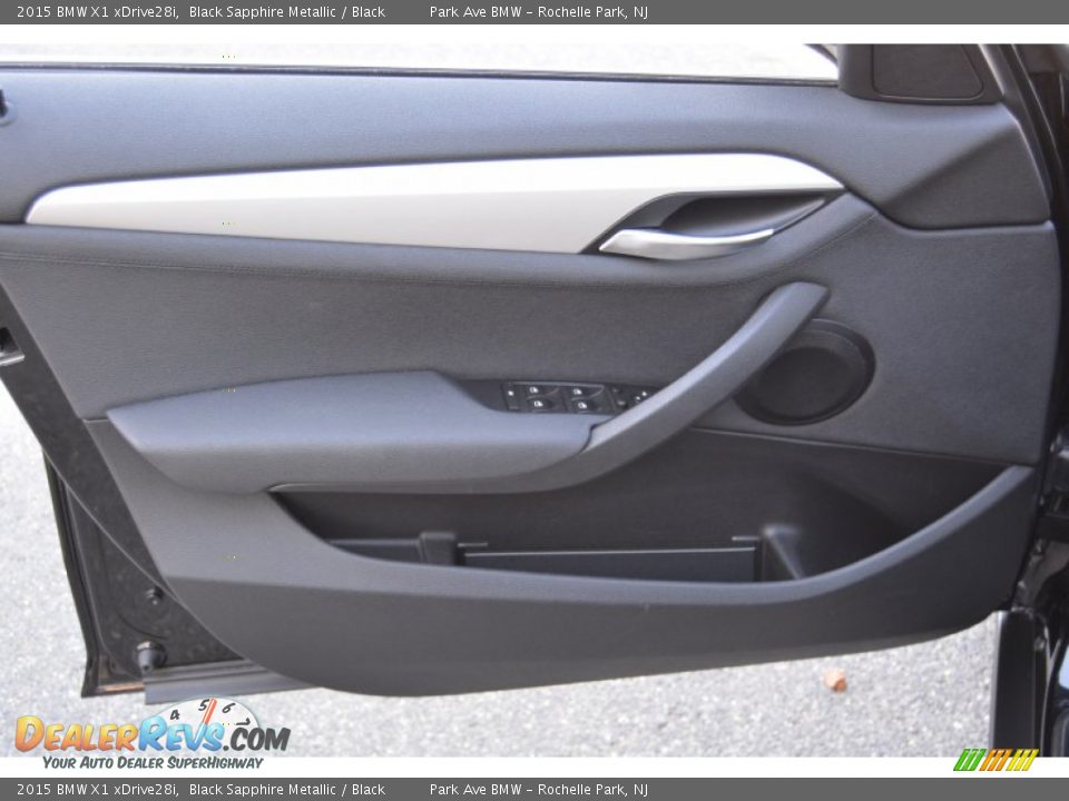 2015 BMW X1 xDrive28i Black Sapphire Metallic / Black Photo #8