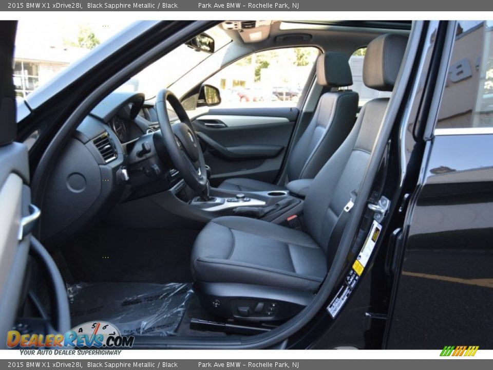 2015 BMW X1 xDrive28i Black Sapphire Metallic / Black Photo #11