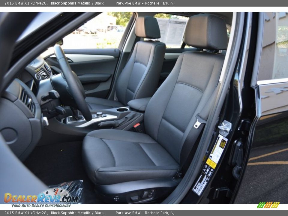 2015 BMW X1 xDrive28i Black Sapphire Metallic / Black Photo #13