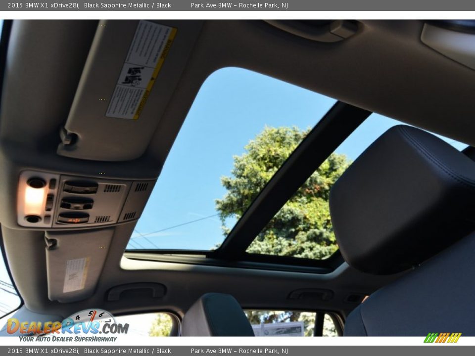 2015 BMW X1 xDrive28i Black Sapphire Metallic / Black Photo #14