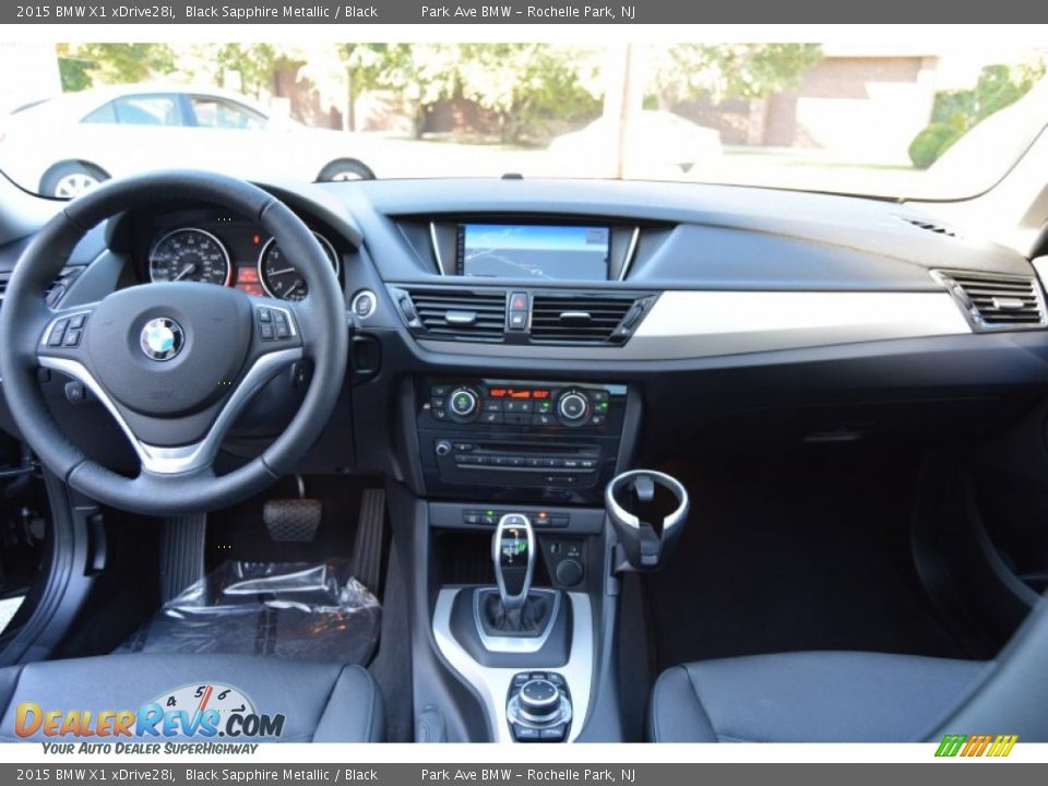 2015 BMW X1 xDrive28i Black Sapphire Metallic / Black Photo #15