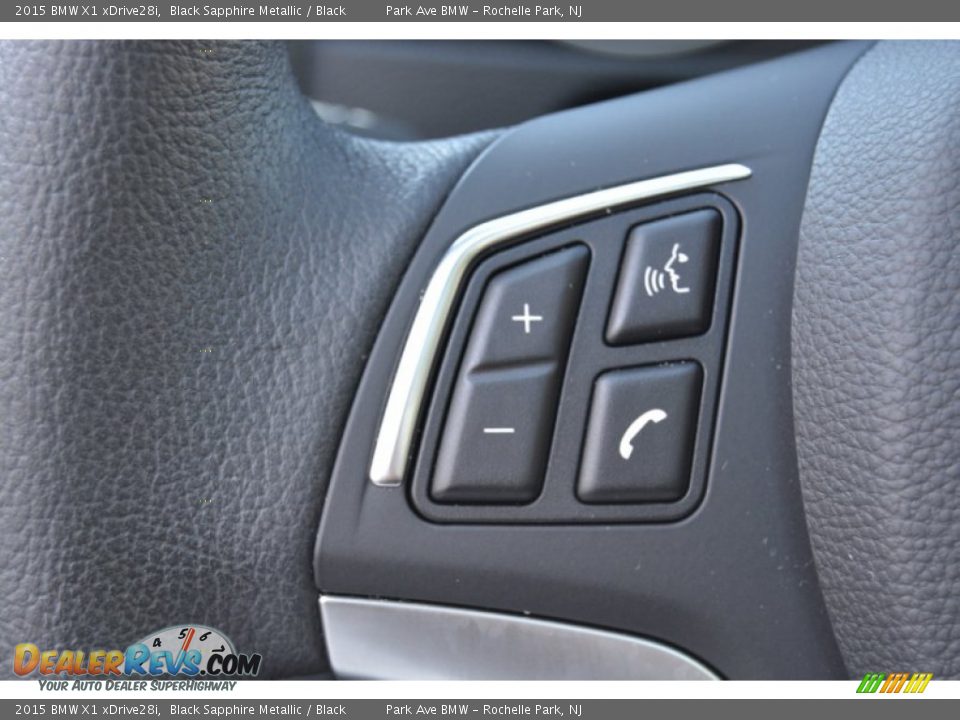 2015 BMW X1 xDrive28i Black Sapphire Metallic / Black Photo #19