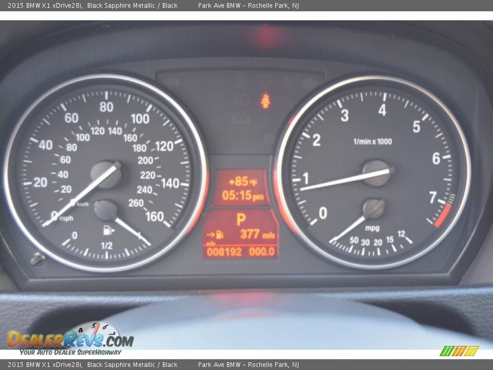 2015 BMW X1 xDrive28i Black Sapphire Metallic / Black Photo #21