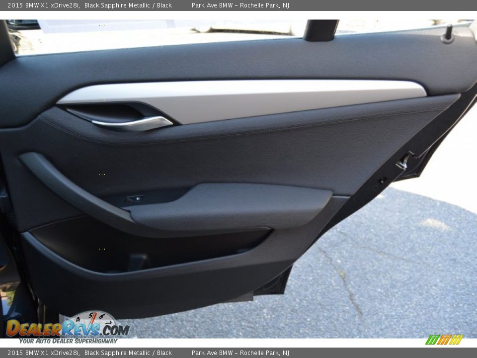 2015 BMW X1 xDrive28i Black Sapphire Metallic / Black Photo #24