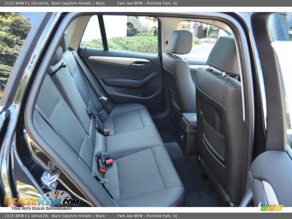 2015 BMW X1 xDrive28i Black Sapphire Metallic / Black Photo #25