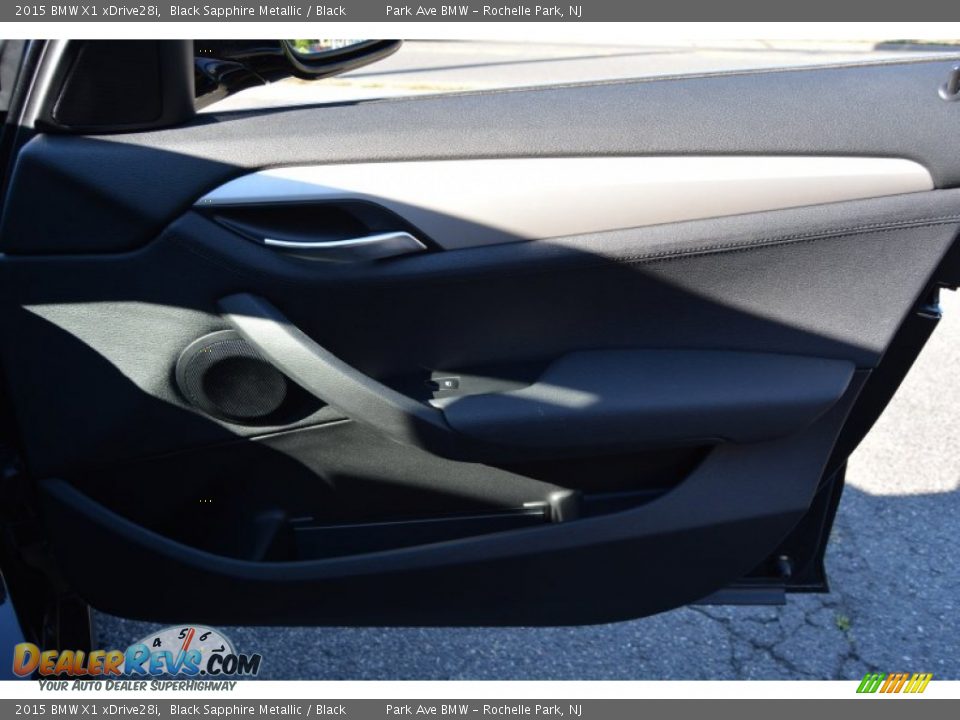 2015 BMW X1 xDrive28i Black Sapphire Metallic / Black Photo #26