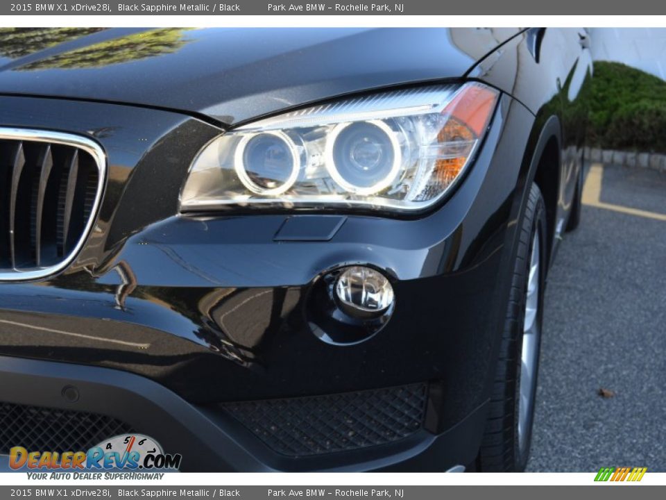 2015 BMW X1 xDrive28i Black Sapphire Metallic / Black Photo #31