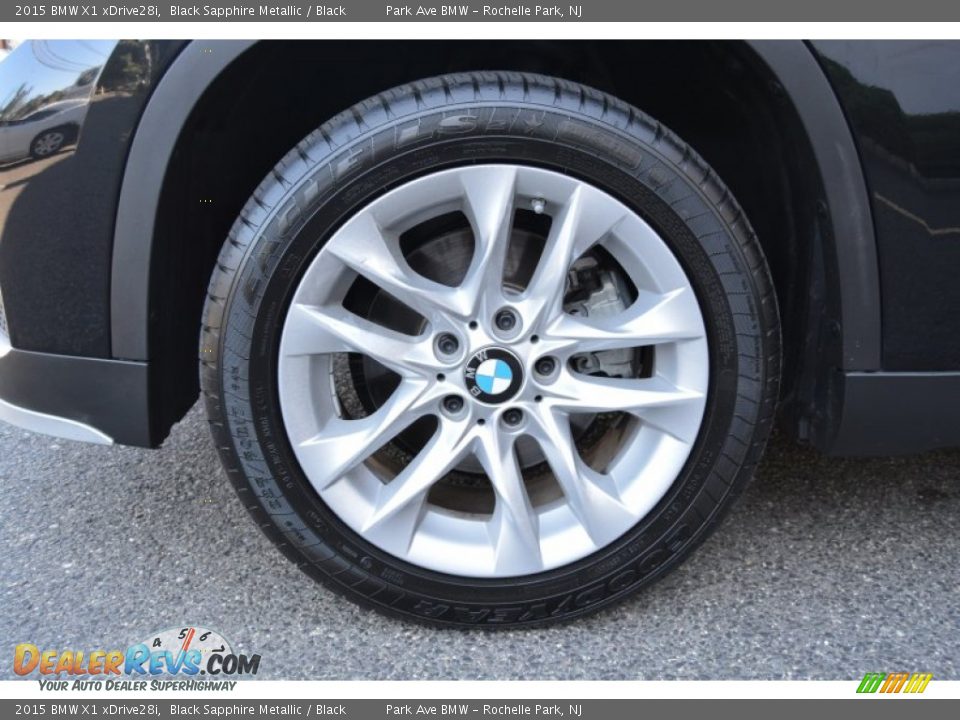 2015 BMW X1 xDrive28i Black Sapphire Metallic / Black Photo #32