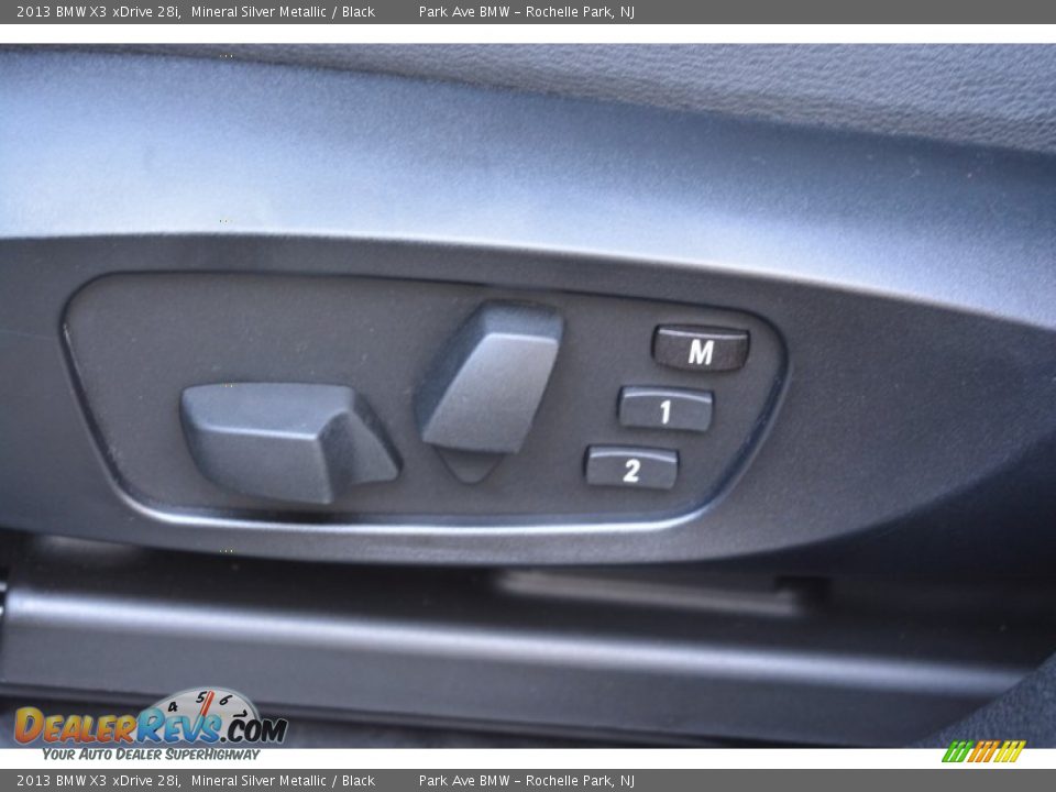 2013 BMW X3 xDrive 28i Mineral Silver Metallic / Black Photo #12