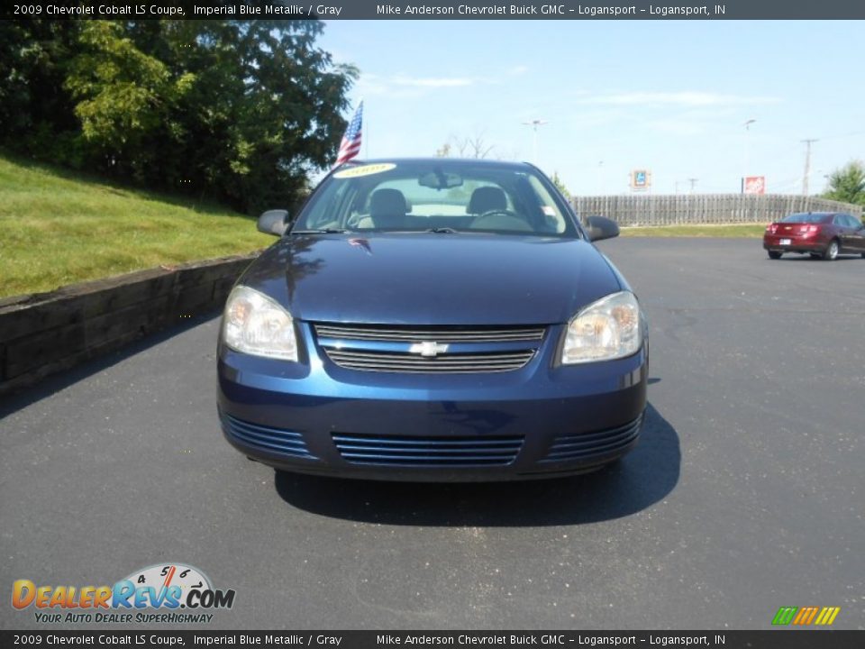 2009 Chevrolet Cobalt LS Coupe Imperial Blue Metallic / Gray Photo #2