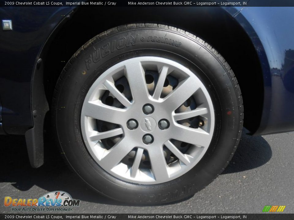 2009 Chevrolet Cobalt LS Coupe Imperial Blue Metallic / Gray Photo #6