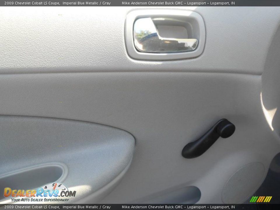 2009 Chevrolet Cobalt LS Coupe Imperial Blue Metallic / Gray Photo #10