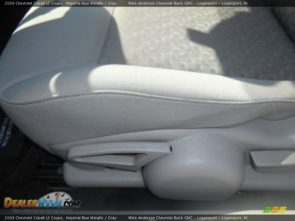 2009 Chevrolet Cobalt LS Coupe Imperial Blue Metallic / Gray Photo #11