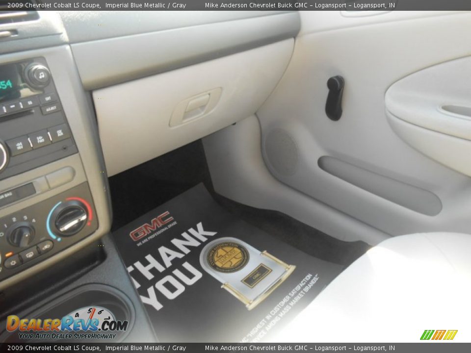 2009 Chevrolet Cobalt LS Coupe Imperial Blue Metallic / Gray Photo #14
