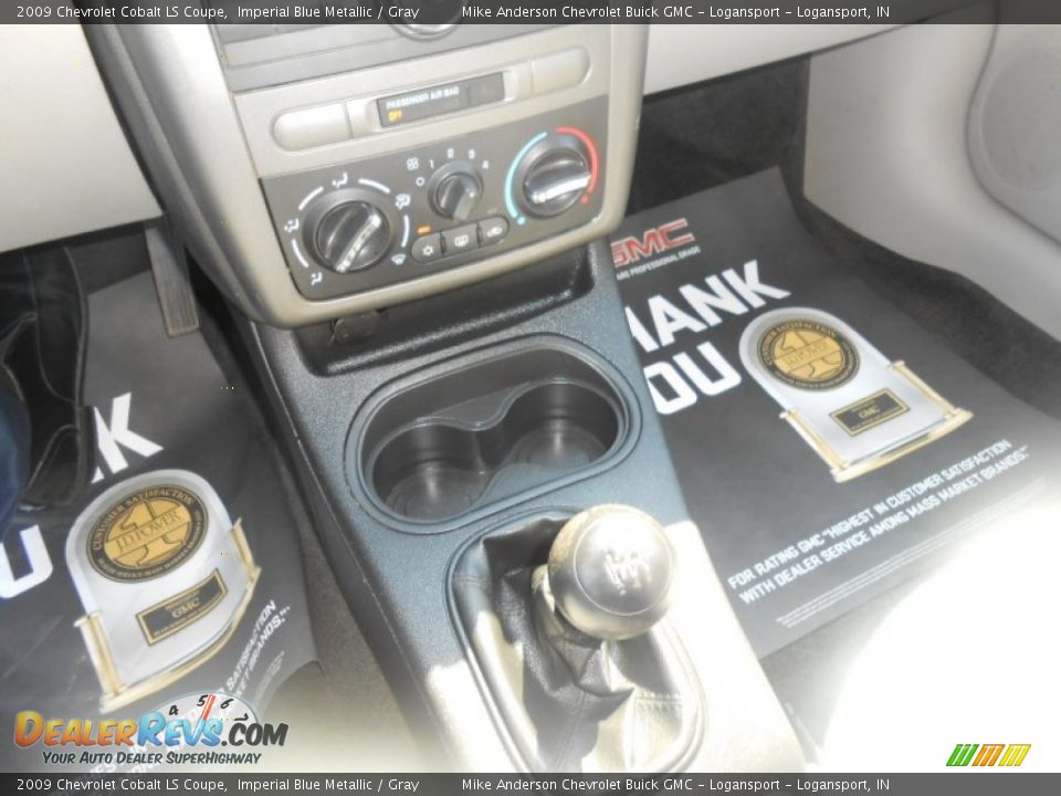 2009 Chevrolet Cobalt LS Coupe Imperial Blue Metallic / Gray Photo #15