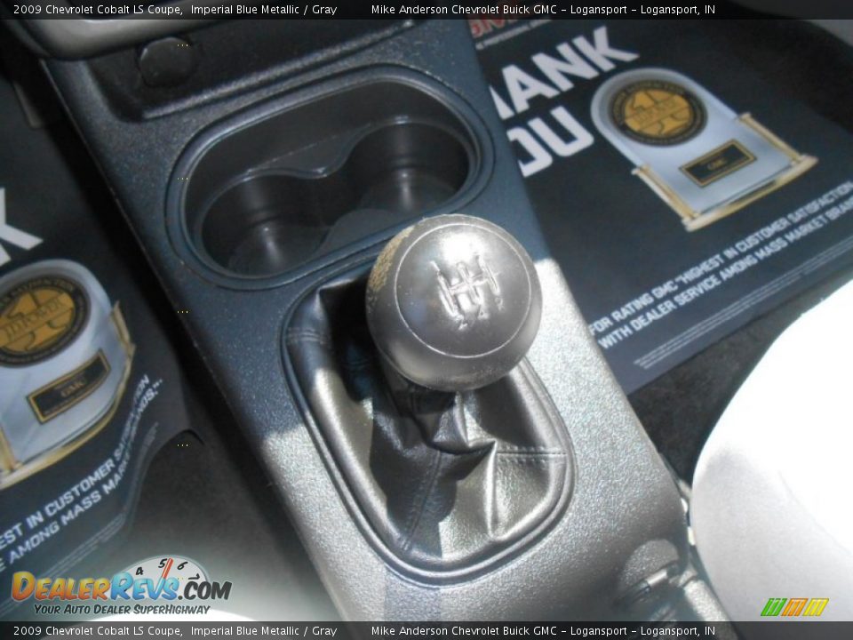 2009 Chevrolet Cobalt LS Coupe Imperial Blue Metallic / Gray Photo #16