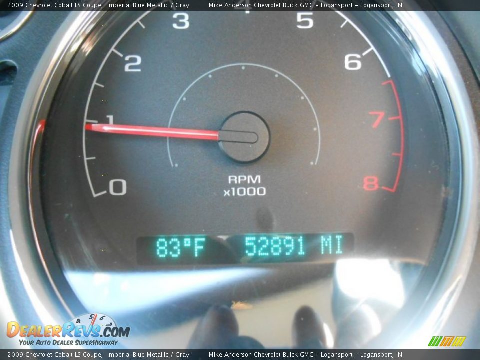 2009 Chevrolet Cobalt LS Coupe Imperial Blue Metallic / Gray Photo #18