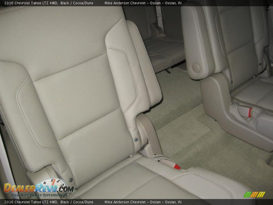 Rear Seat of 2016 Chevrolet Tahoe LTZ 4WD Photo #16